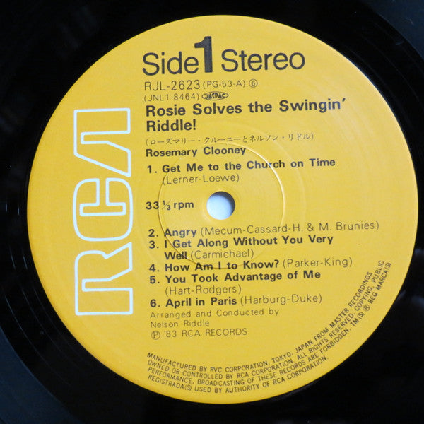 Rosie Solves The Swingin' Riddle!