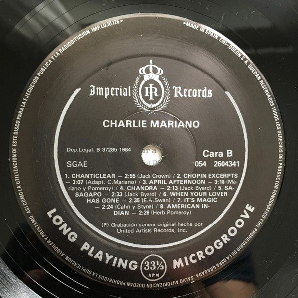 Charlie Mariano With HIs Jazz Group