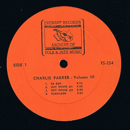 Charlie Parker Volume III