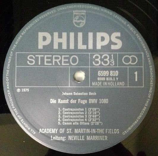 Bach / The Art Of Fugue