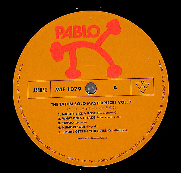 The Tatum Solo Masterpieces, Vol. 7