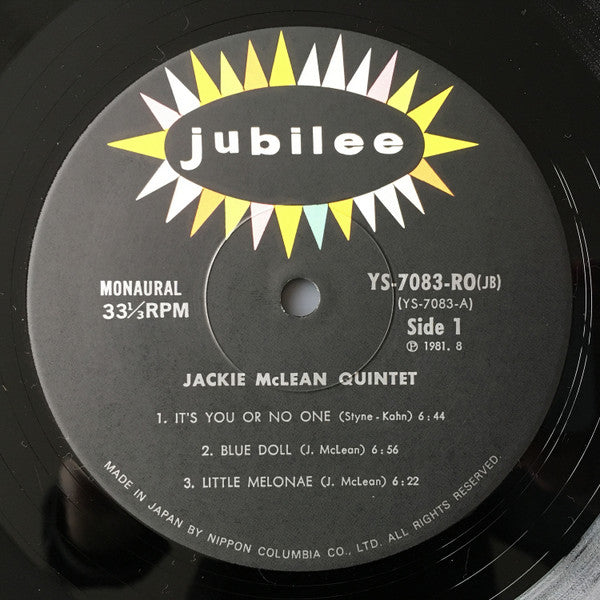 The Jackie McLean Quintet