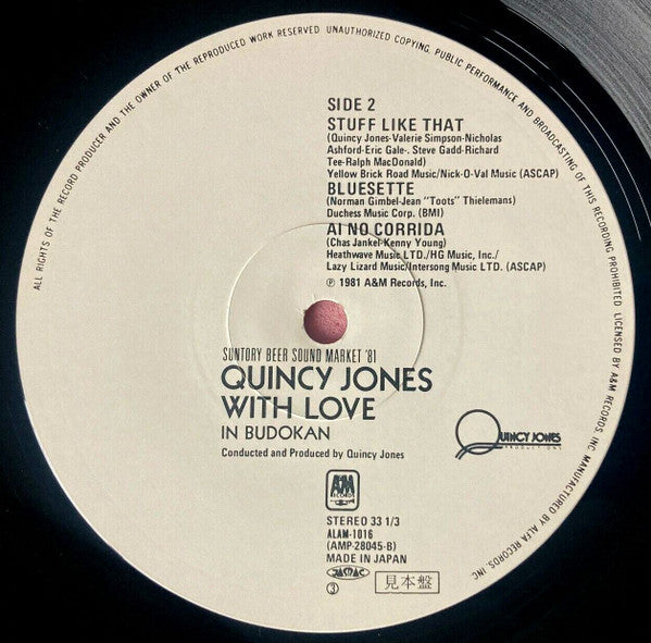 Quincy Jones With Love In Budokan