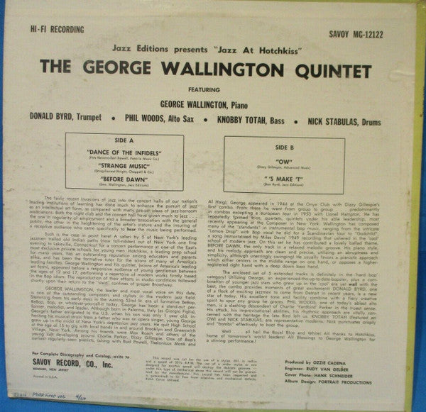 Release: Jazz At Hotchkiss-Vinyl-US-1957-MG 12122-4138345