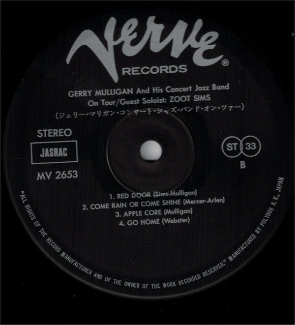 Gerry Mulligan And The Concert Jazz Band On Tour