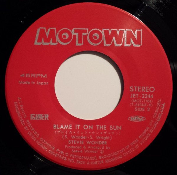 Don't You Worry 'Bout A Thing = くよくよするなよ!