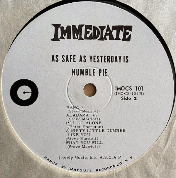 As Safe As Yesterday Is