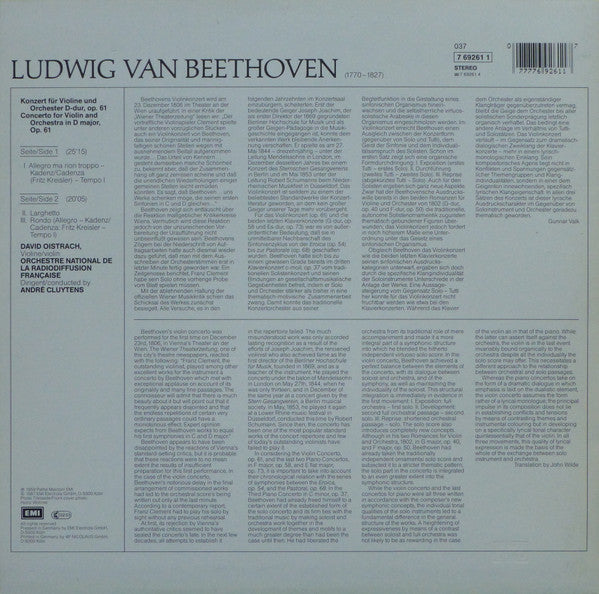 Violinkonzert in D Major, Op. 61