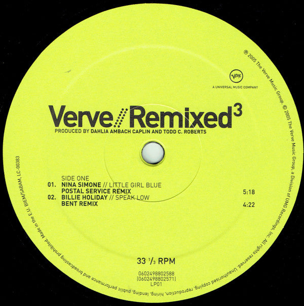 Verve // Remixed³