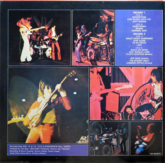 Beck Bogert & Appice Live