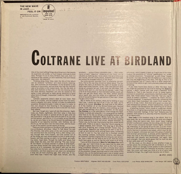 Live At Birdland