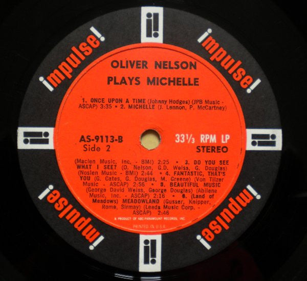 Oliver Nelson Plays Michelle