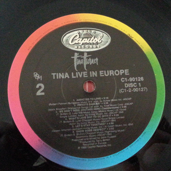 Tina Live In Europe