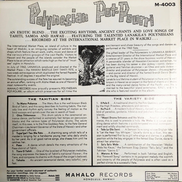 Release: Polynesian Pot-Pourri-Vinyl-US-None-S-4003, MS-4003-6116797