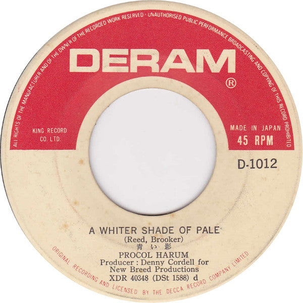 A Whiter Shade Of Pale / Lime Street Blues