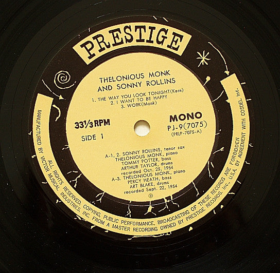 Thelonious Monk / Sonny Rollins