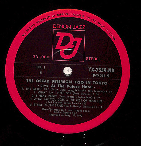 In Tokyo (Live At The Palace Hotel)