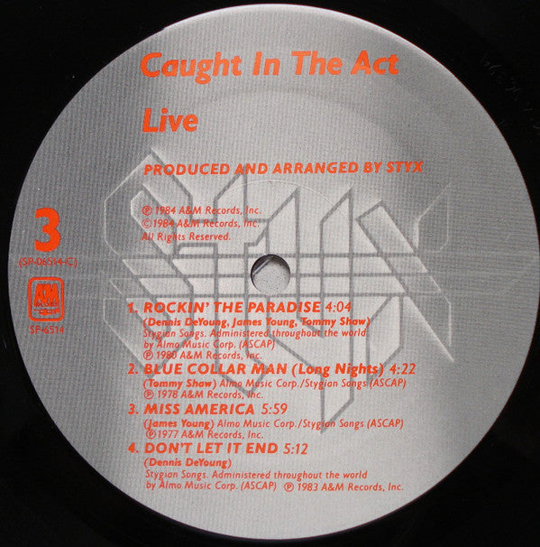 Caught In The Act Live