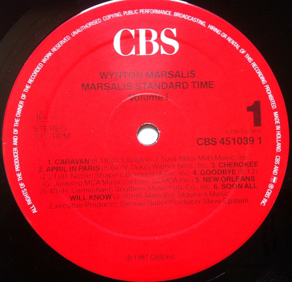 Marsalis Standard Time, Vol. 1