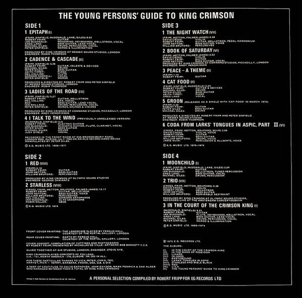 The Young Persons' Guide To King Crimson