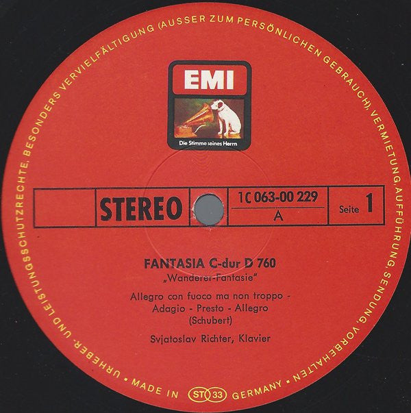 Fantasia C-Dur D 760 „Wanderer-Fantasie“ / Sonate A-Dur D 664