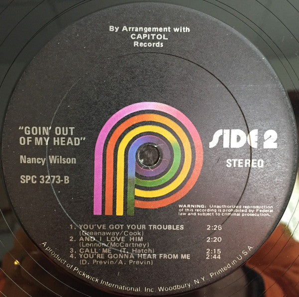 Goin' Out Of My Head