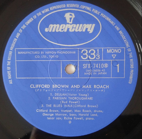 Clifford Brown And Max Roach