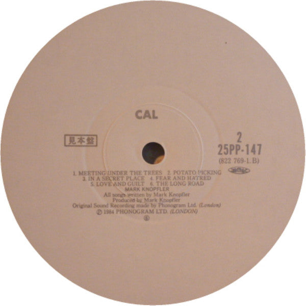 Music By Mark Knopfler From The Film Cal