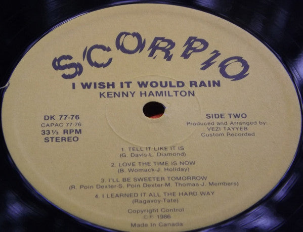 I Wish It Would Rain