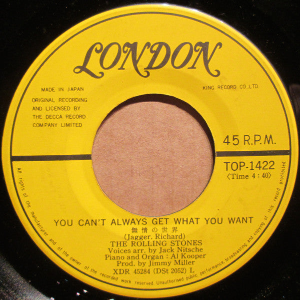 Honky Tonk Women / You Can't Always Get What You Want