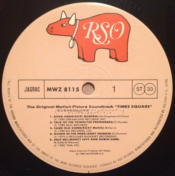 The Original Motion Picture Soundtrack "Times Square"