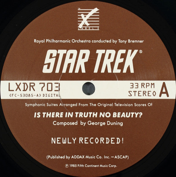 Star Trek Symphonic Suites Arranged From The Original Television Scores