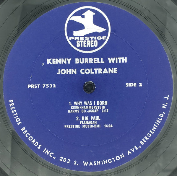 The Kenny Burrell Quintet With John Coltrane