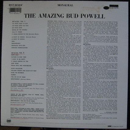 The Amazing Bud Powell, Volume 2