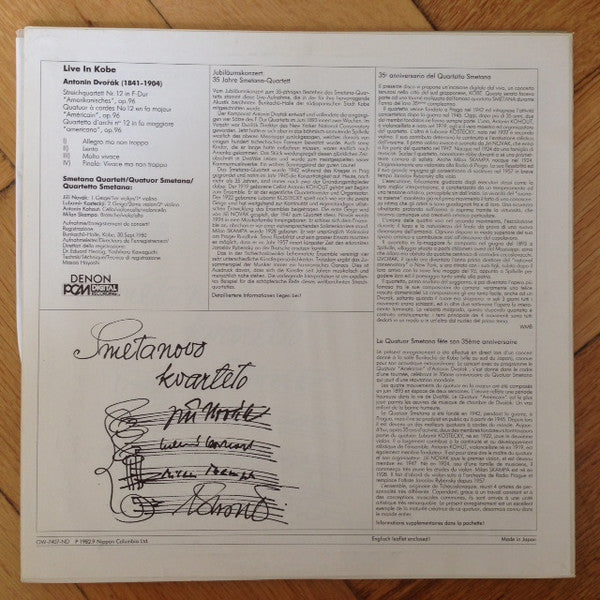 String Quartet No. 12 In F Major "American" Op. 96