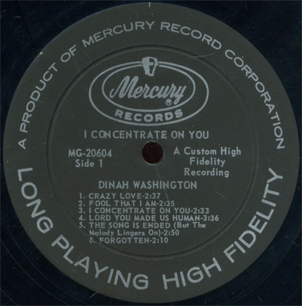 I Concentrate On You