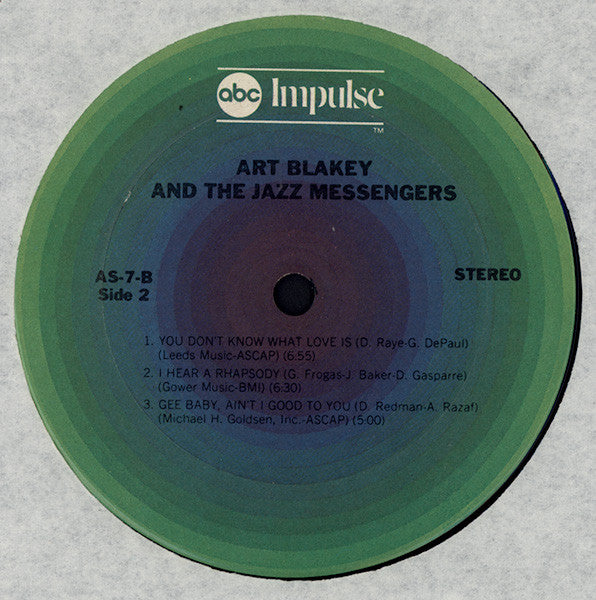 Art Blakey! Jazz Messengers!