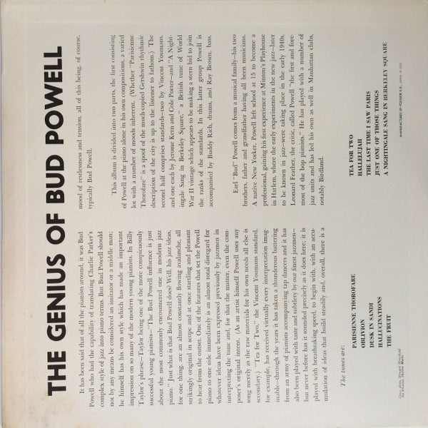 The Genius of Bud Powell