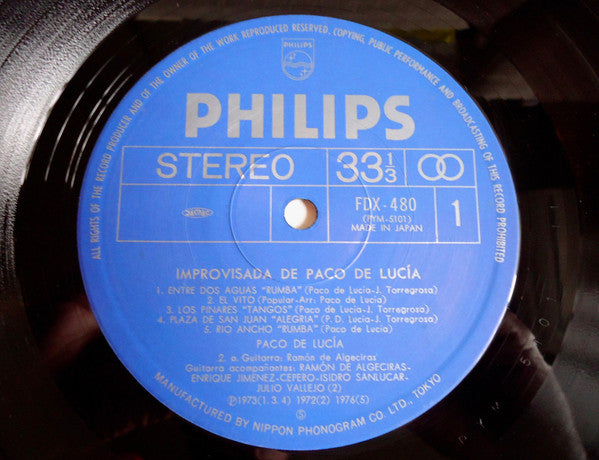 Improvisada De Paco De Lucía