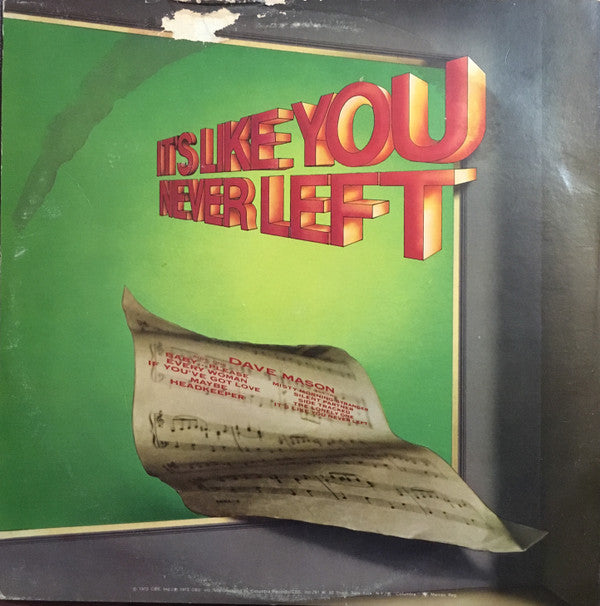 It's Like You Never Left