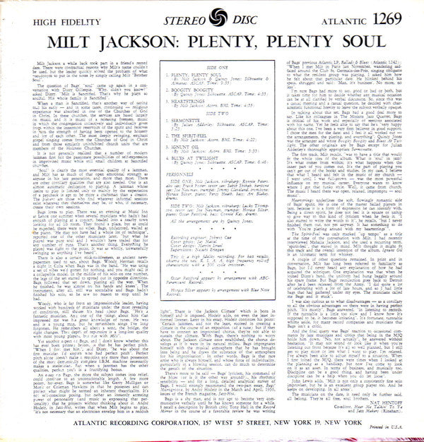 Plenty, Plenty Soul