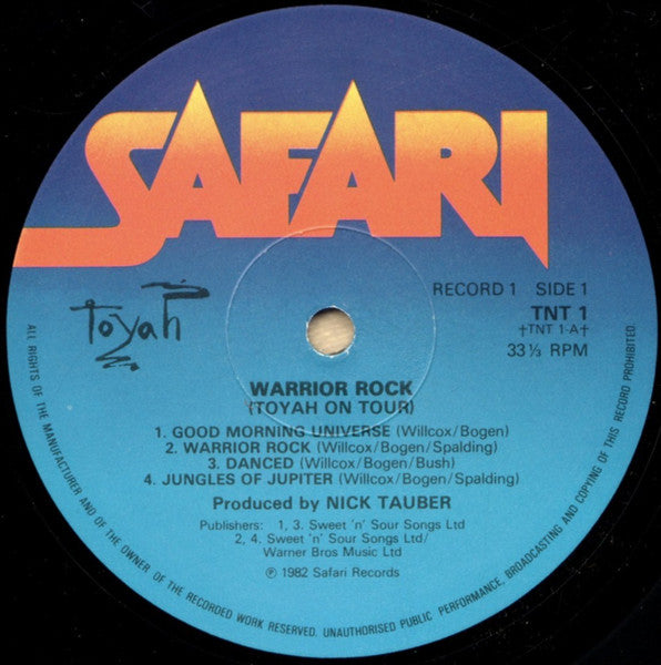 Warrior Rock (Toyah On Tour)