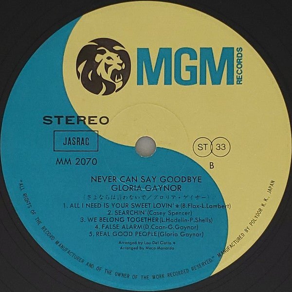 Never Can Say Goodbye