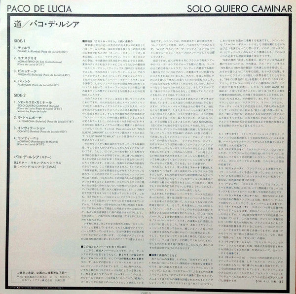 Solo Quiero Caminar = 道