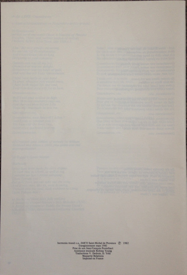 L'opera Des Gueux: Chansons Et Airs Originaux