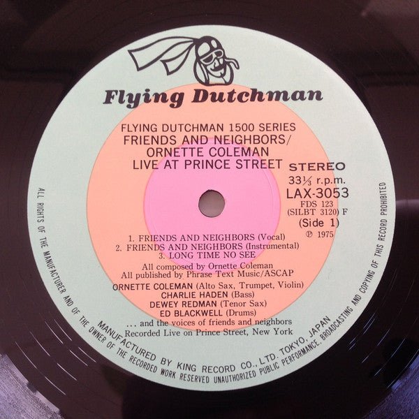 Friends And Neighbors - Ornette Live At Prince Street