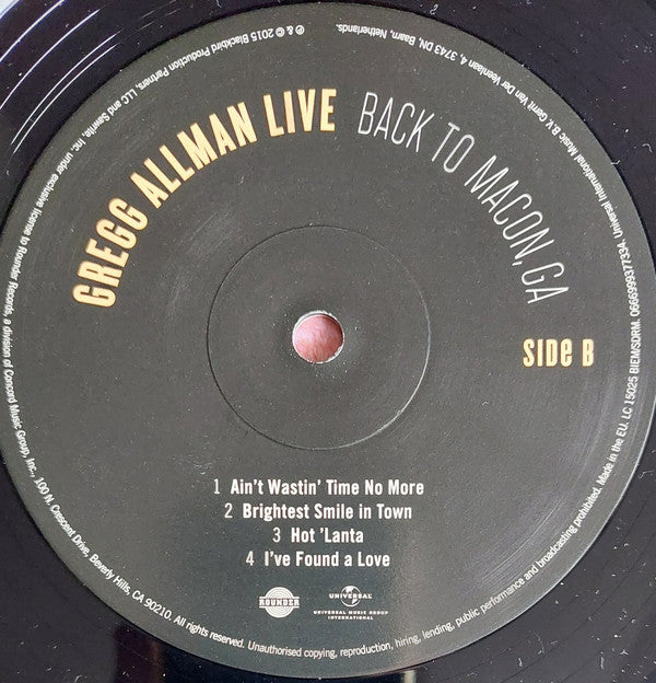 Live: Back To Macon, GA