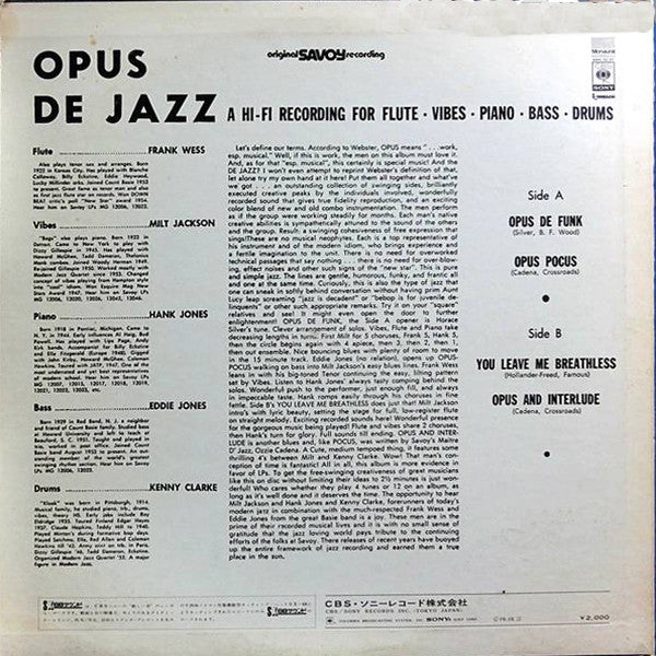 Opus De Jazz
