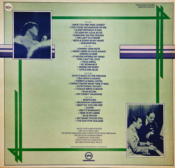 Sings The Rodgers & Hart Songbook