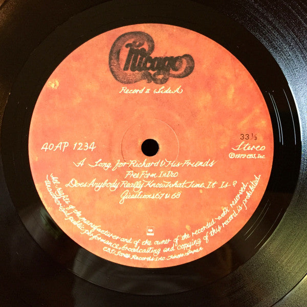 Chicago Live In Japan